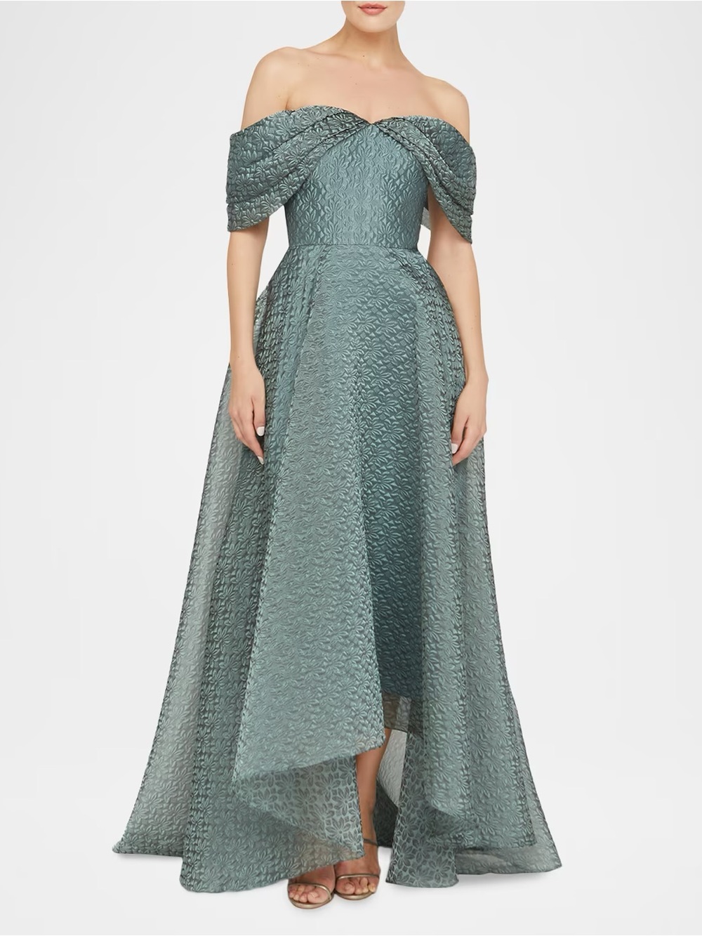 Theia “Elysia” Gown in “Silverpool” Sage NWT Sz10